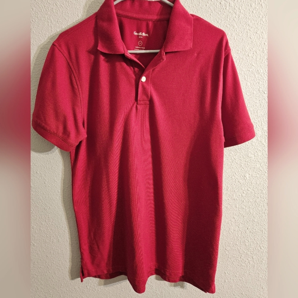 Goodfellow & Co. Loring Polo, Size M, Red